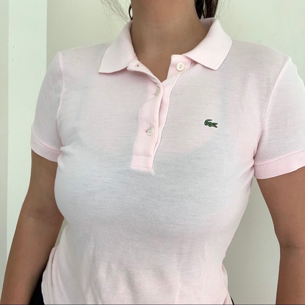 Lacoste Light Pink Polo Shirt